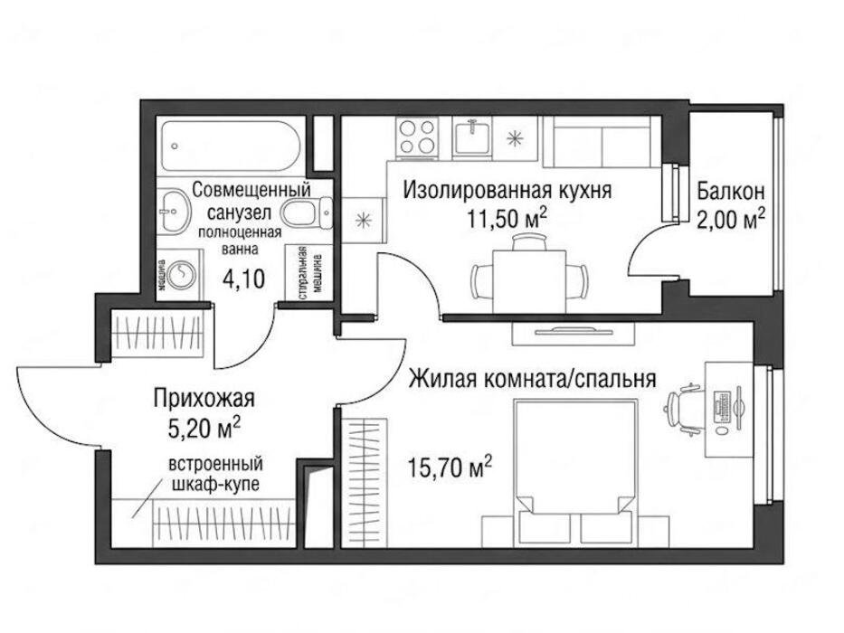 1-комнатные